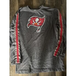 NFL Tampa Bay Buccaneers Long Sleeve Shirt Size Large Team Logo